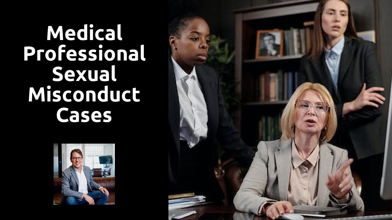 Medical professional sexual misconduct cases